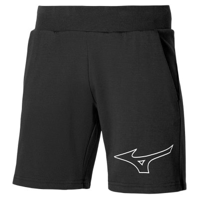 Pantalones Cortos Mizuno Athletics RB Half Pant Hombre Negros - Chile M018HTGUKD